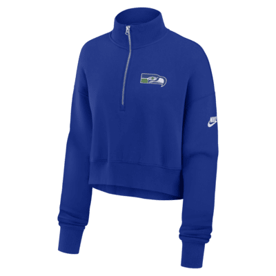 Seattle Seahawks Rewind Phoenix Women's Nike NFL Cropped 1/4 Seattle Seahawks Rewind Phoenix Women's Nike NFL Cropped 1/4